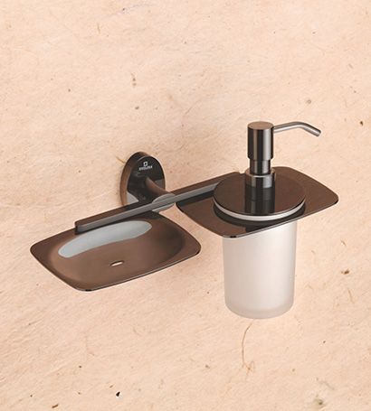 Soap Dish With Liquid Soap Dispenser