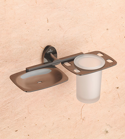 Soap Dish With Tumbler Holder