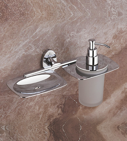 Soap Dish With Liquid Soap Dispenser