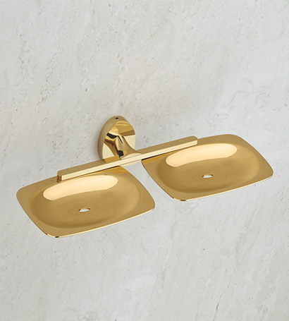 Brass Double Soap Dish