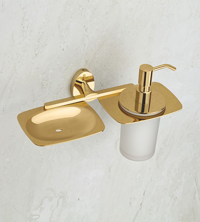 Soap Dish With Liquid Soap Dispenser