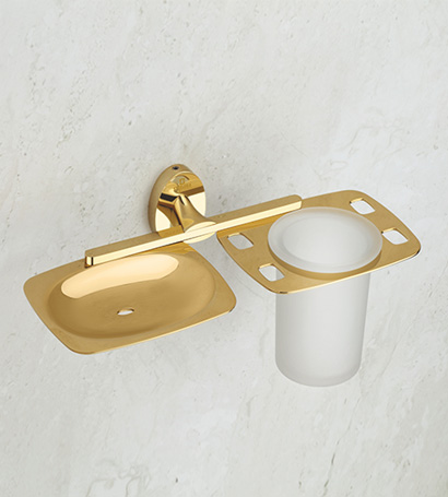 Soap Dish With Tumbler Holder