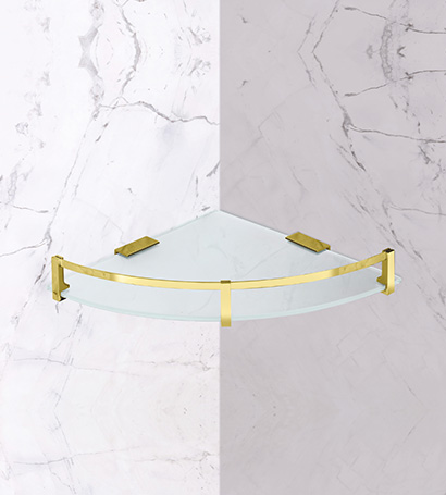 Glass Corner Gold