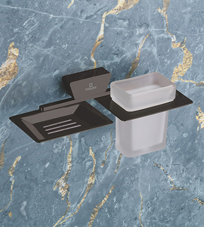 Soap Dish With Tumbler Holder