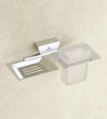 Soap Dish With Tumbler Holder