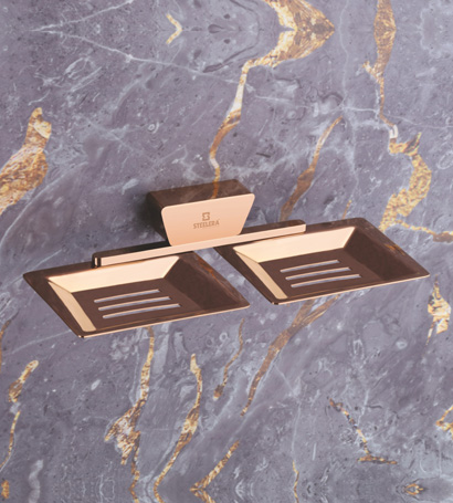 Brass Double Soap Dish