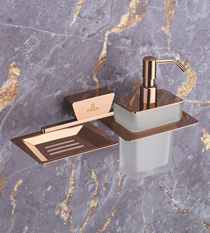 Soap Dish With Liquid Soap Dispenser