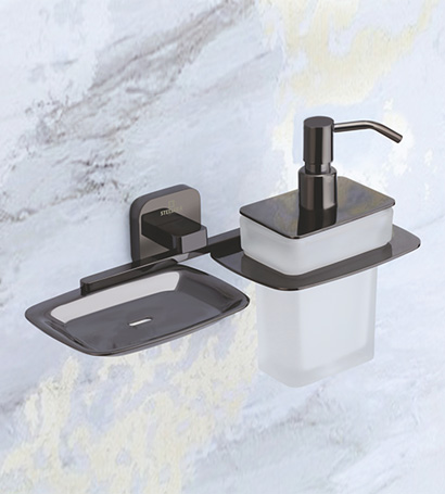 Soap Dish With Liquid Soap Dispenser