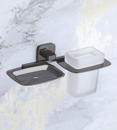 Soap Dish With Tumbler Holder