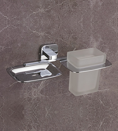 Soap Dish With Tumbler Holder