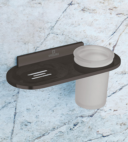 Soap Dish With Tumbler Holder