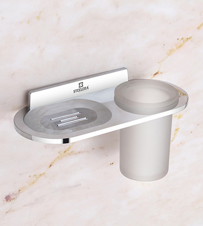 Soap Dish With Tumbler Holder