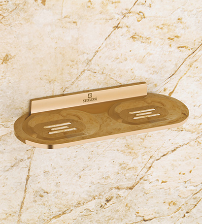 Brass Double Soap Dish
