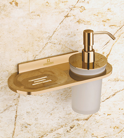 Soap Dish With Liquid Soap Dispenser