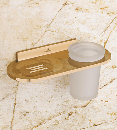 Soap Dish With Tumbler Holder