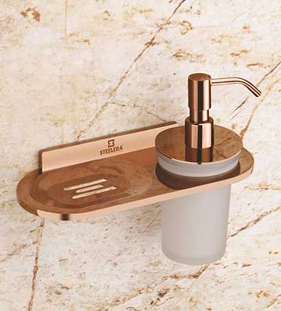 Soap Dish With Liquid Soap Dispenser