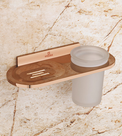 Soap Dish With Tumbler Holder