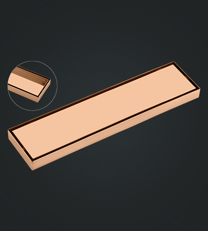 Shower Long Drain Rose Gold