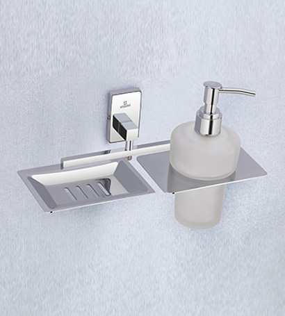 Soap Dish With Liquid Soap Dispenser