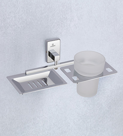 Soap Dish With Tumbler Holder