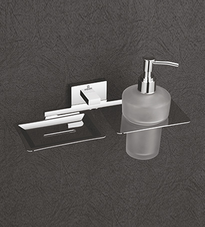 Soap Dish With Liquid Soap Dispenser