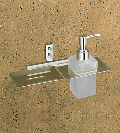 Soap Dish With Liquid Soap Dispenser