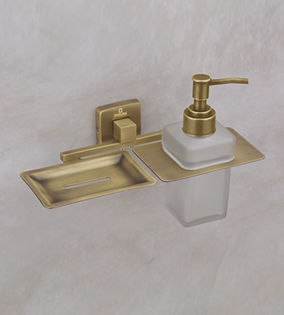 Soap Dish With Liquid Soap Dispenser