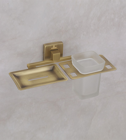 Soap Dish With Tumbler Holder
