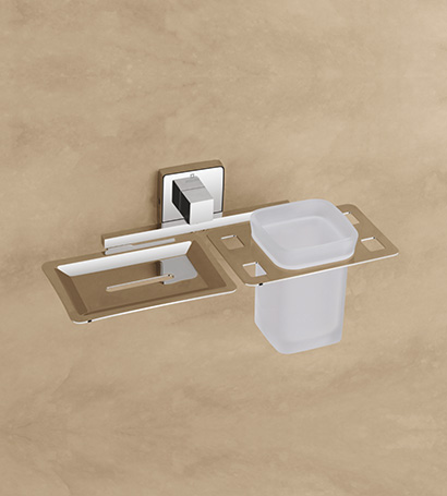 Soap Dish With Tumbler Holder