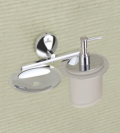 Soap Dish With Liquid Soap Dispenser