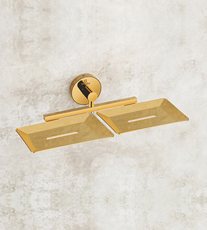 Brass Double Soap Dish