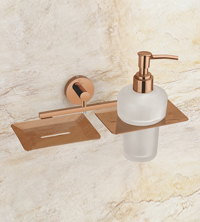 Soap Dish With Liquid Soap Dispenser