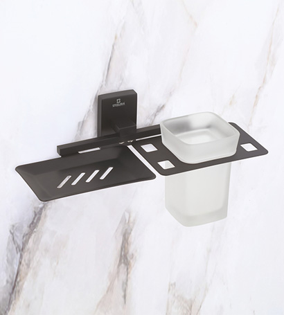 Soap Dish With Tumbler Holder