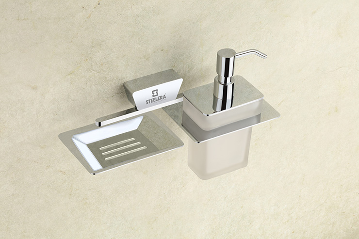 Soap Dish With Tumbler Holder