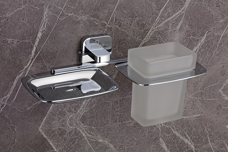 Soap Dish With Tumbler Holder