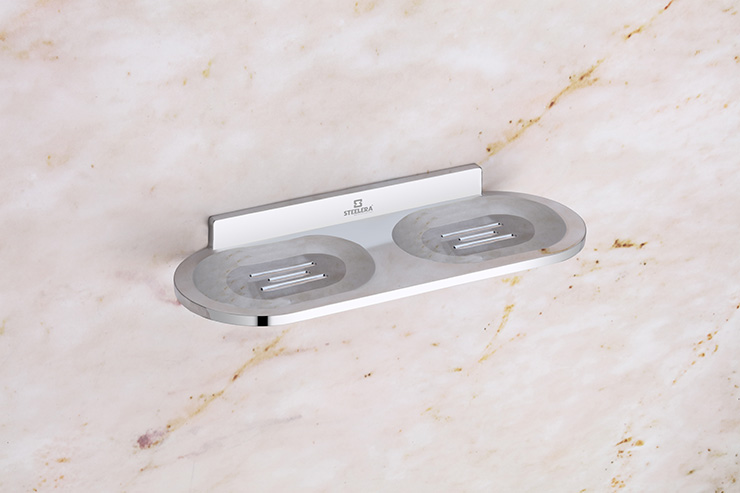 Brass Double Soap Dish
