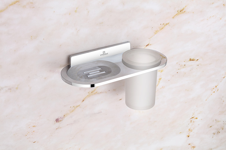 Soap Dish With Tumbler Holder
