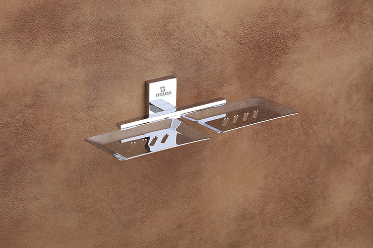 SS Double Soap Dish